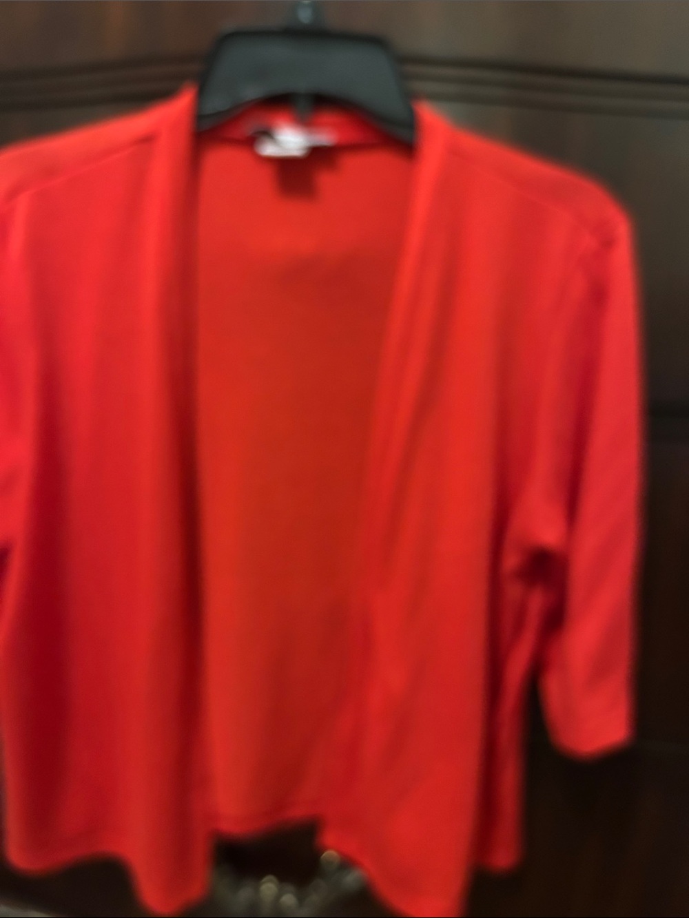 NorthStyle Open-Front Red Men’s Cardigan